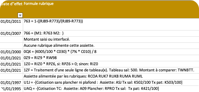 “Date_Effet Formule_calcul”